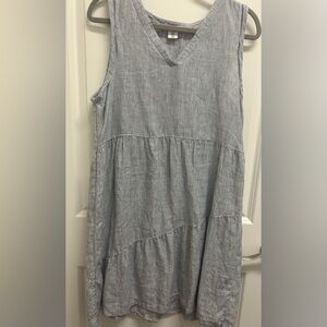 Lot of 2 sundresses.  Sleeveless  - Multicolor/ pinstripe